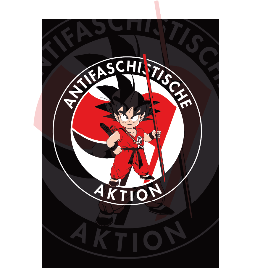 CAMISETA GOKU NEGRA MANGA CORTA