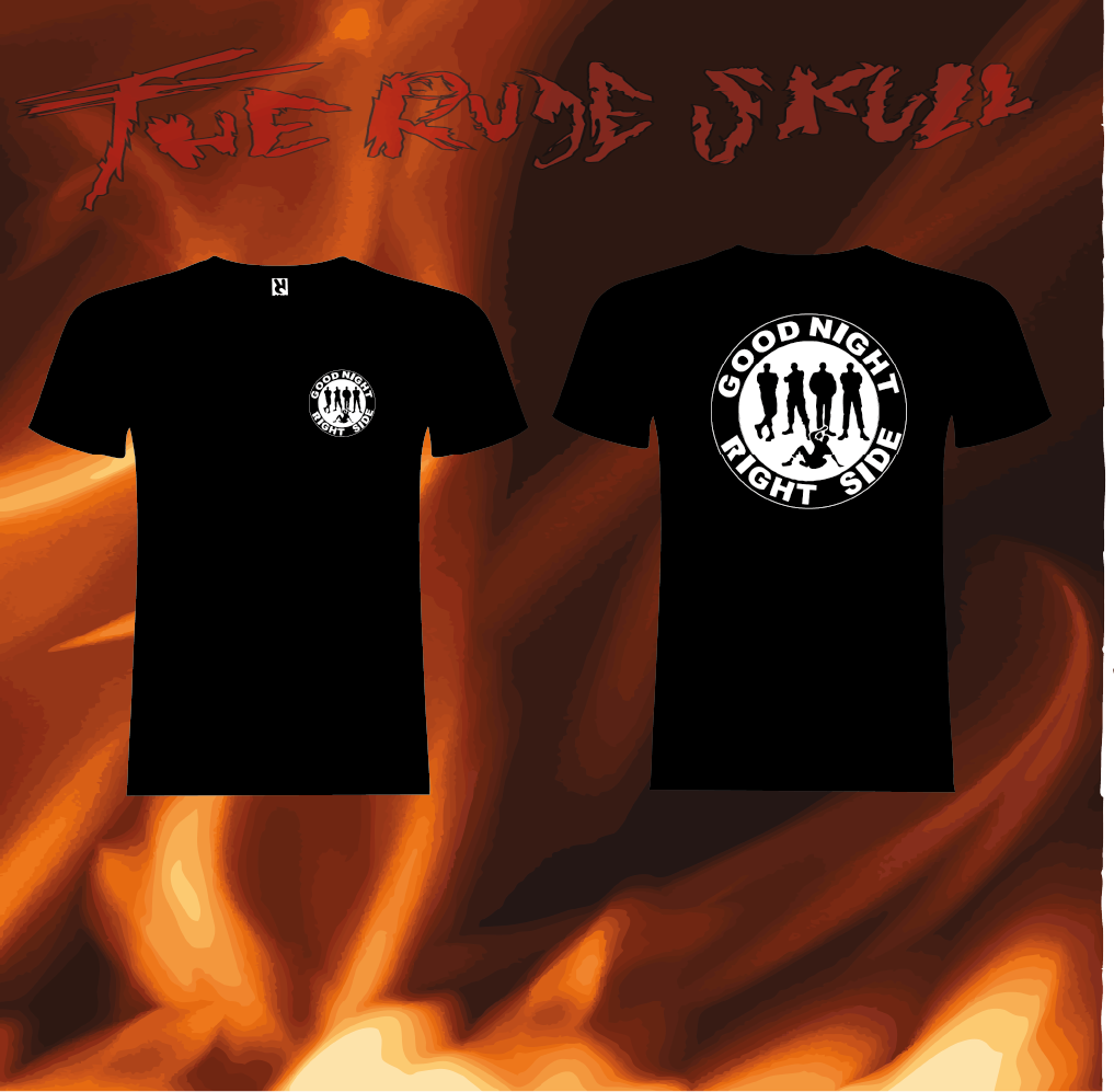 CAMISETA GOOD NIGHT RIGHT SIDE PECHO Y ESPALDA