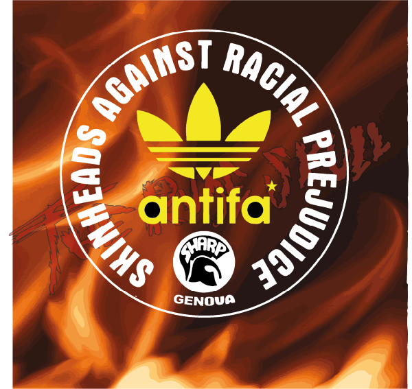 CAMISETA NEGRA ANTIFA PECHO Y ESPALDA