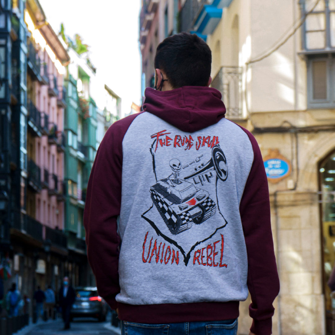 SUDADERA SKA UNION Y REBELDIA Unisex Therudeskull PARADA